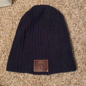 Navy love your melon beanie